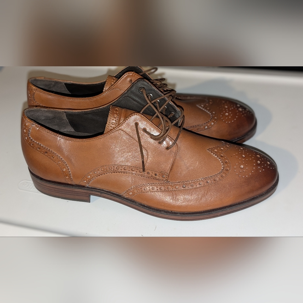 Cole Haan Tan Leather Men's Oxfords Size 11.5